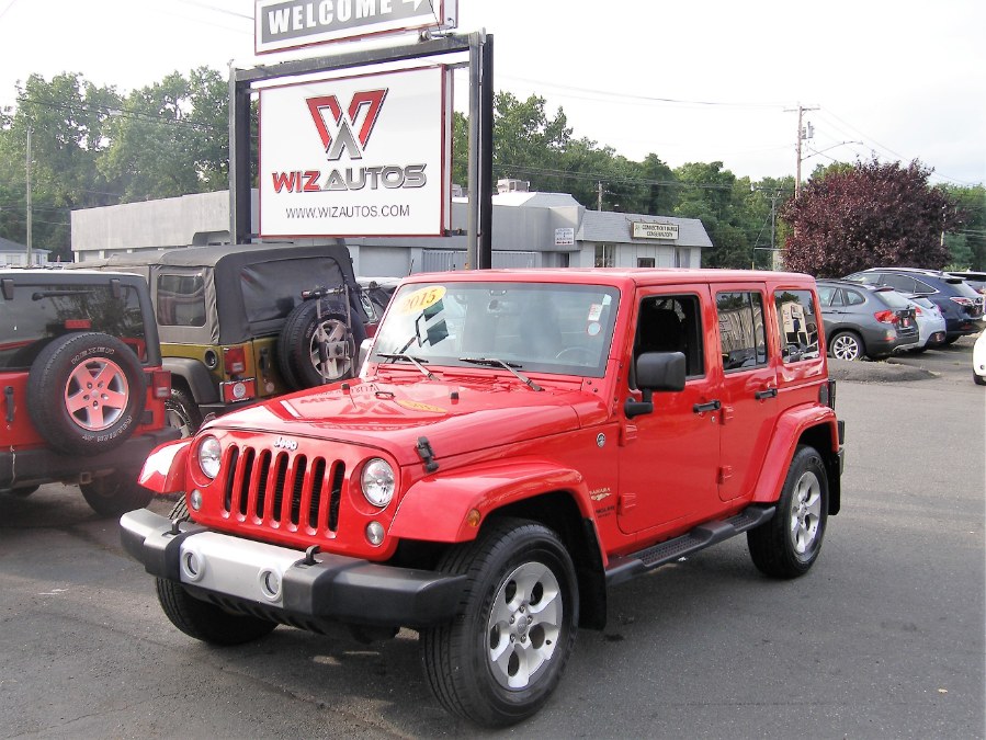 2015 Jeep Wrangler Unlimited 4WD 4dr Sahara, available for sale in Stratford, Connecticut | Wiz Leasing Inc. Stratford, Connecticut