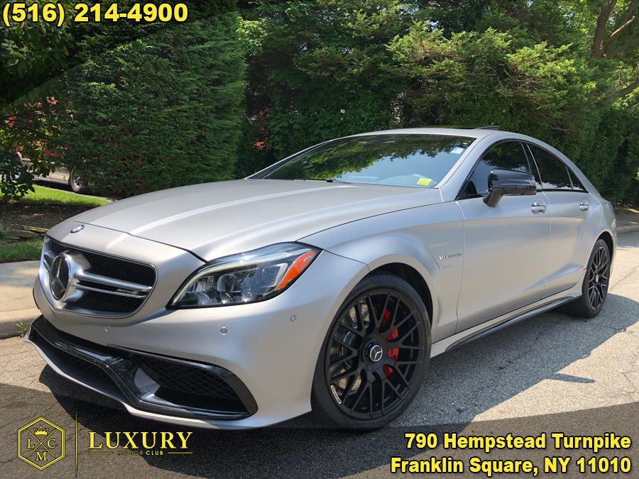 2015 Mercedes-Benz CLS-Class 4dr Sdn CLS 63 AMG S-Model 4MATIC, available for sale in Franklin Square, New York | Luxury Motor Club. Franklin Square, New York