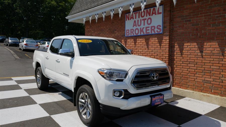 2016 Toyota Tacoma 4WD Double Cab V6 AT Limited, available for sale in Waterbury, Connecticut | National Auto Brokers, Inc.. Waterbury, Connecticut