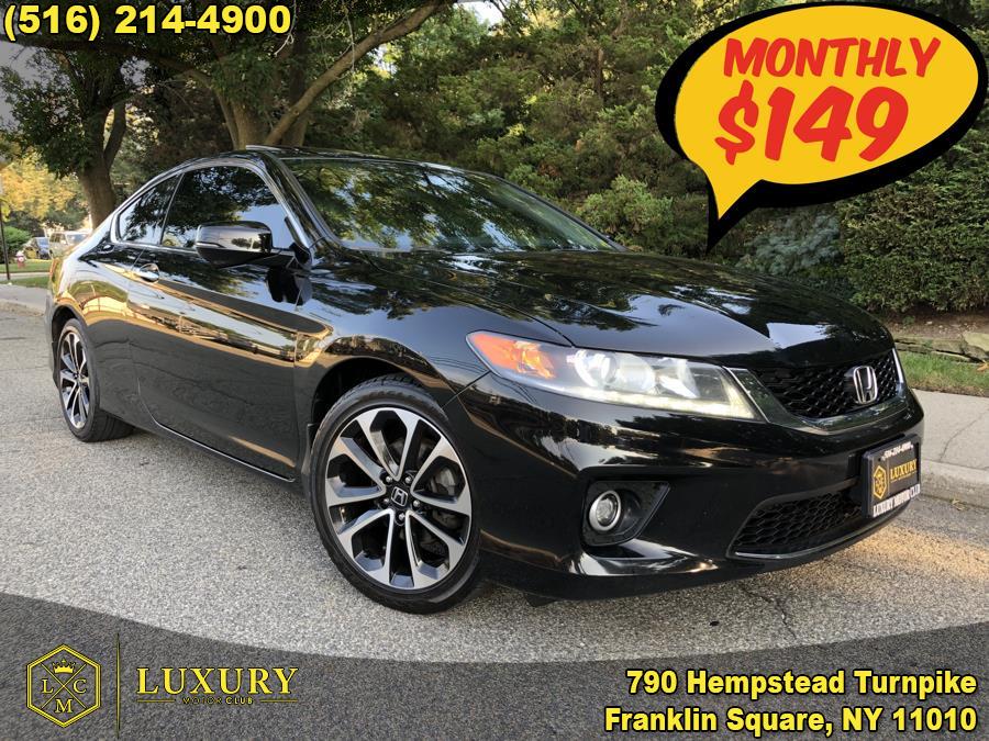 2014 Honda Accord Coupe 2dr V6 Auto EX-L w/Navi, available for sale in Franklin Square, New York | Luxury Motor Club. Franklin Square, New York