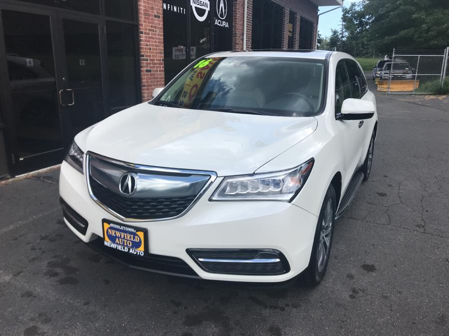 2016 Acura MDX SH-AWD 4dr w/Tech/AcuraWatch Plus, available for sale in Middletown, Connecticut | Newfield Auto Sales. Middletown, Connecticut
