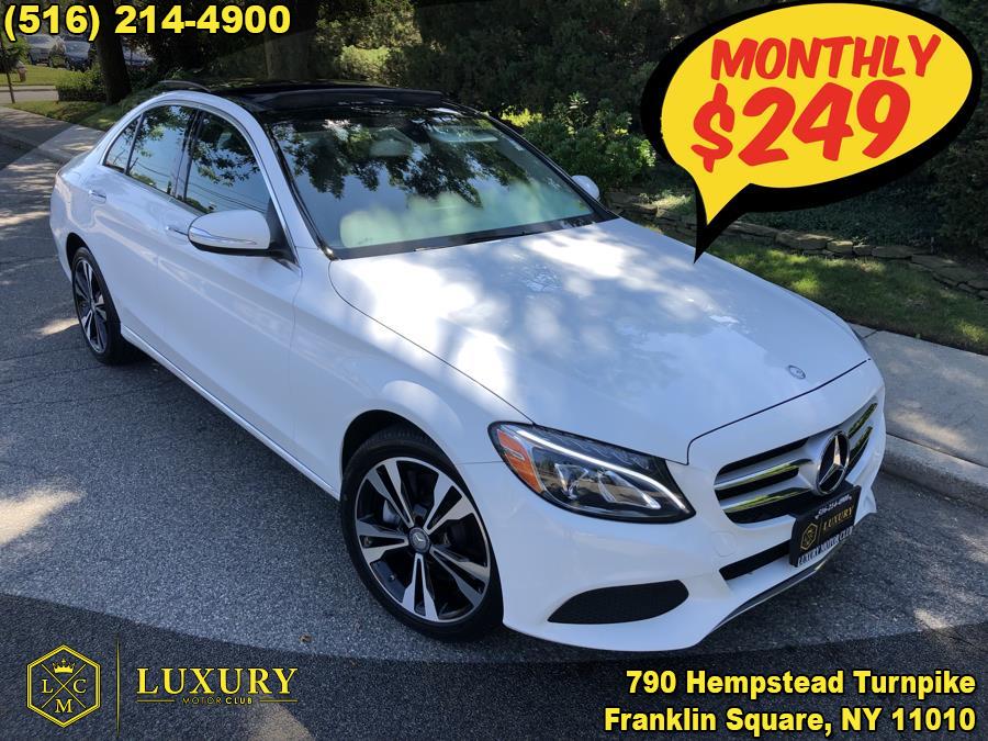 2015 Mercedes-Benz C-Class 4dr Sdn C300 4MATIC, available for sale in Franklin Square, New York | Luxury Motor Club. Franklin Square, New York