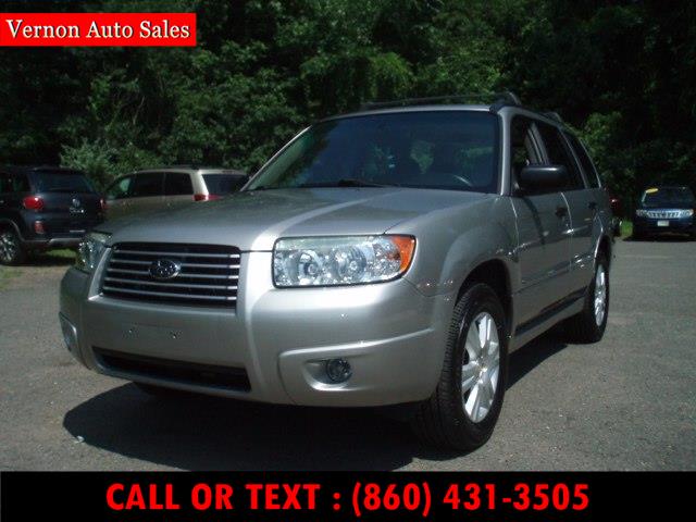 2007 Subaru Forester AWD 4dr H4 AT X PZEV, available for sale in Manchester, Connecticut | Vernon Auto Sale & Service. Manchester, Connecticut