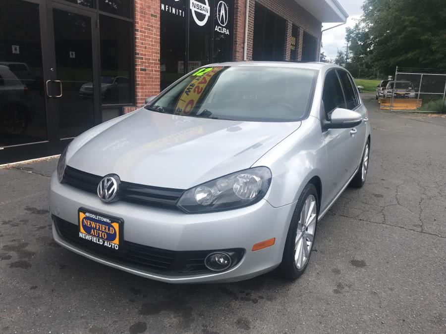 2012 Volkswagen Golf 4dr HB DSG TDI w/Sunroof & Nav, available for sale in Middletown, Connecticut | Newfield Auto Sales. Middletown, Connecticut