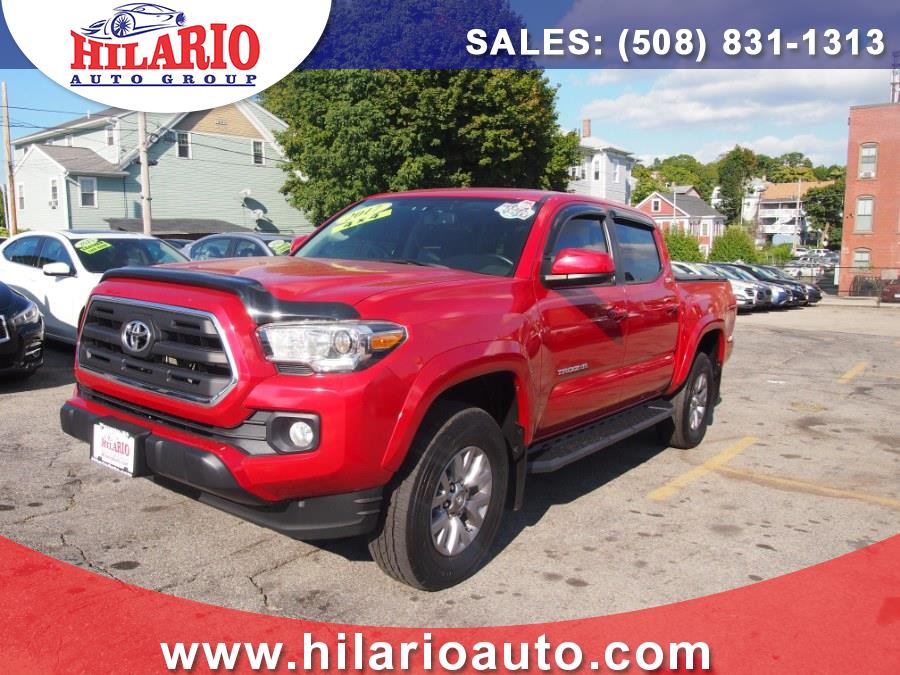 2017 Toyota Tacoma SR5 Double Cab 5'' Bed V6 4x4 AT (Natl), available for sale in Worcester, Massachusetts | Hilario's Auto Sales Inc.. Worcester, Massachusetts