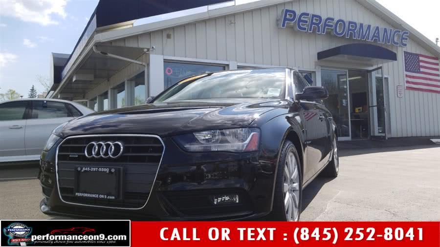 2013 Audi A4 4dr Sdn Auto quattro 2.0T Premium, available for sale in Wappingers Falls, New York | Performance Motor Cars. Wappingers Falls, New York