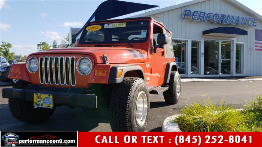 2006 Jeep Wrangler 2dr X, available for sale in Wappingers Falls, New York | Performance Motor Cars. Wappingers Falls, New York