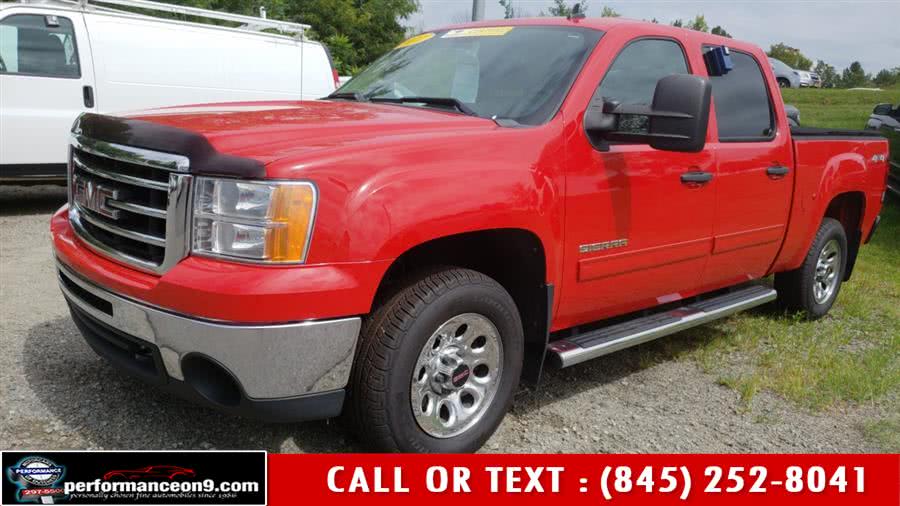 2012 GMC Sierra 1500 4WD Crew Cab 143.5" SLE, available for sale in Wappingers Falls, New York | Performance Motor Cars. Wappingers Falls, New York