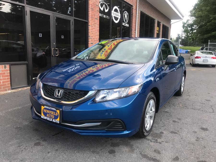 2014 Honda Civic Sedan 4dr CVT LX, available for sale in Middletown, Connecticut | Newfield Auto Sales. Middletown, Connecticut