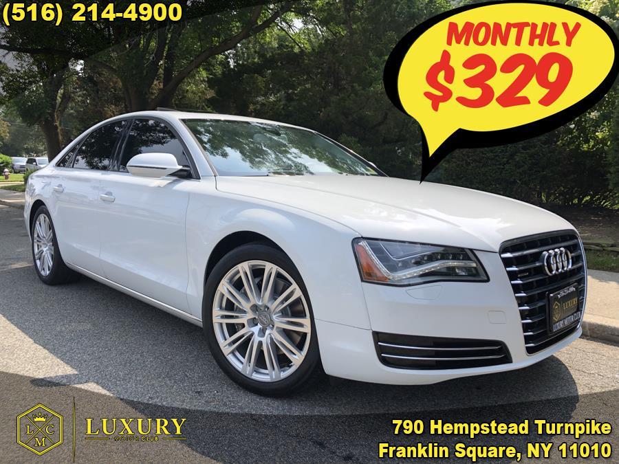 2013 Audi A8 4dr Sdn 3.0T, available for sale in Franklin Square, New York | Luxury Motor Club. Franklin Square, New York