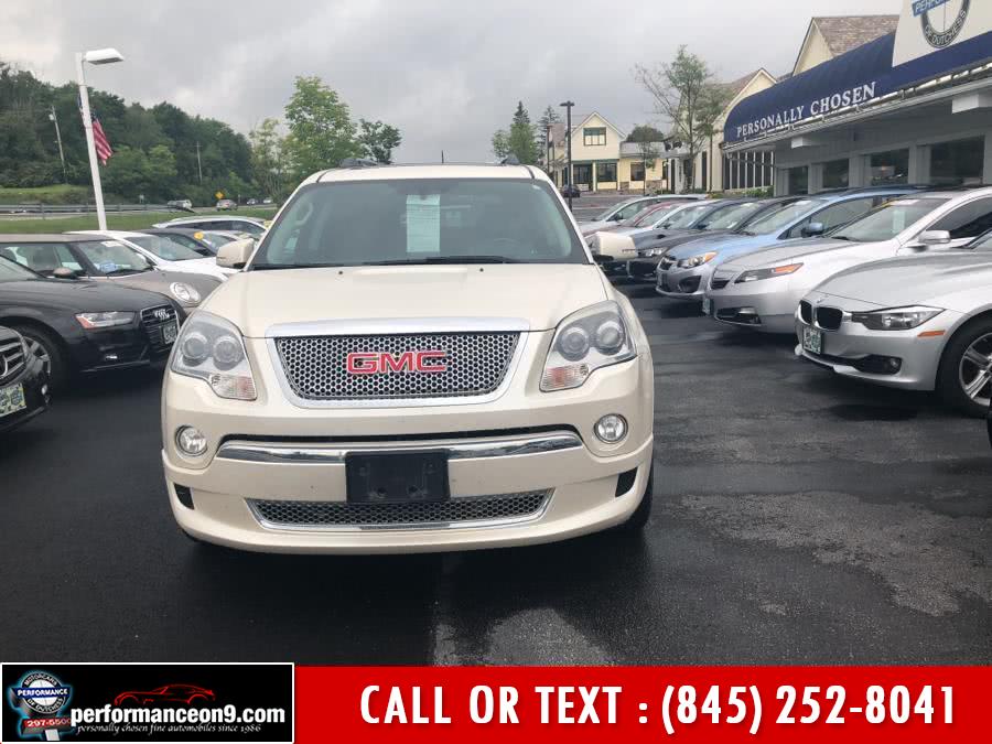 2012 GMC Acadia AWD 4dr Denali, available for sale in Wappingers Falls, New York | Performance Motor Cars. Wappingers Falls, New York