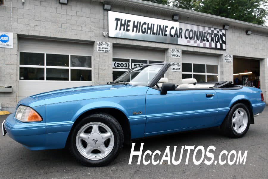 1992 Ford Mustang 2dr Convertible LX Sport 5.0L, available for sale in Waterbury, Connecticut | Highline Car Connection. Waterbury, Connecticut