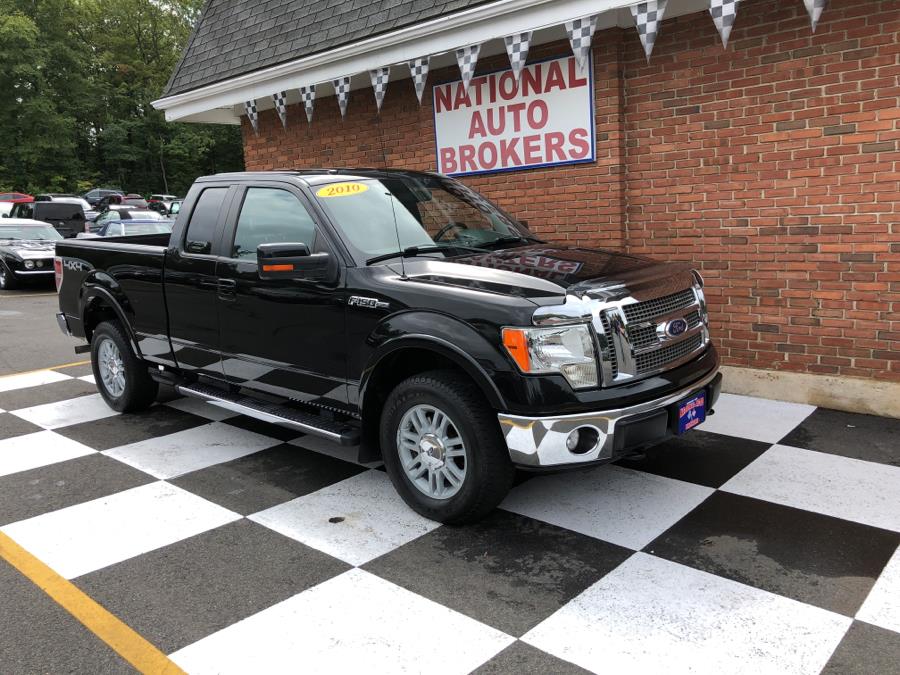 2010 Ford F-150 4WD SuperCab Lariat, available for sale in Waterbury, Connecticut | National Auto Brokers, Inc.. Waterbury, Connecticut