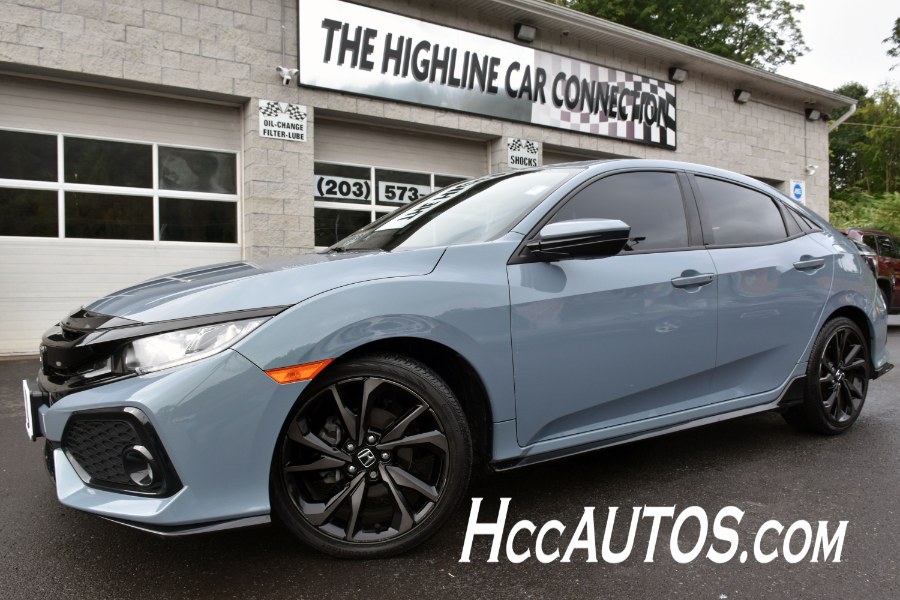 2017 Honda Civic Hatchback Sport turbo Sport CVT, available for sale in Waterbury, Connecticut | Highline Car Connection. Waterbury, Connecticut