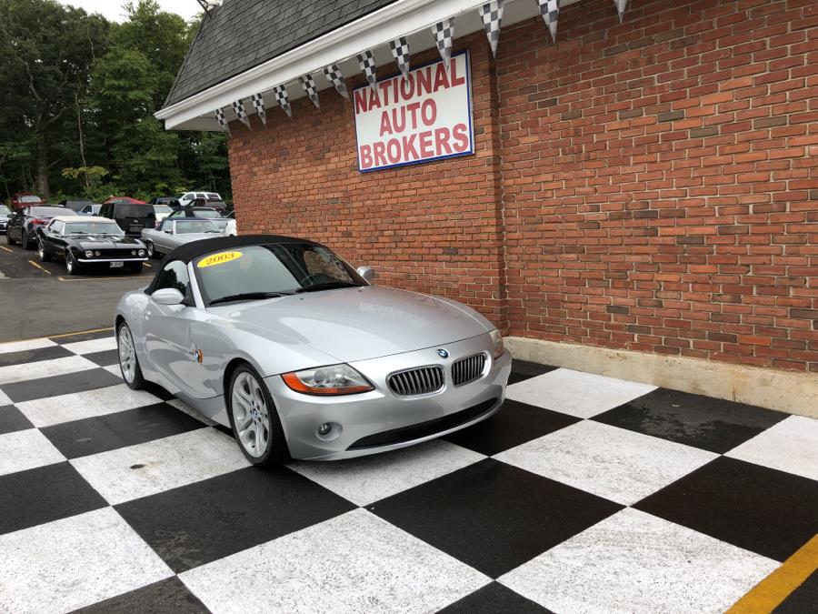2003 BMW Z4 2dr Roadster 3.0i, available for sale in Waterbury, Connecticut | National Auto Brokers, Inc.. Waterbury, Connecticut