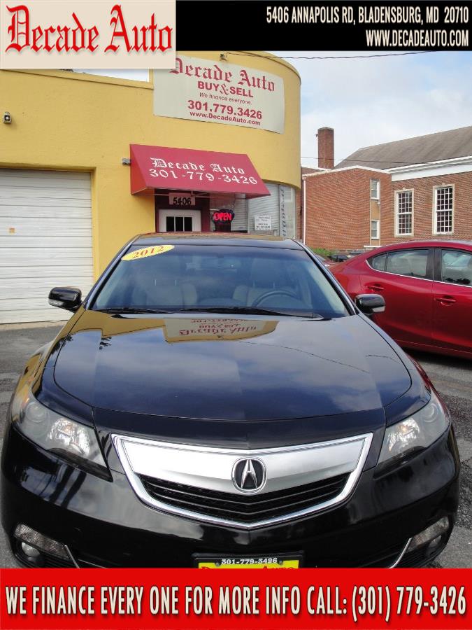 2012 Acura TL 4dr Sdn Auto 2WD, available for sale in Bladensburg, Maryland | Decade Auto. Bladensburg, Maryland