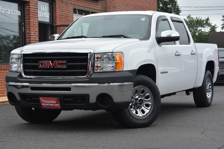 2010 GMC Sierra 1500 4WD Crew Cab 143.5" Work Truck, available for sale in ENFIELD, Connecticut | Longmeadow Motor Cars. ENFIELD, Connecticut