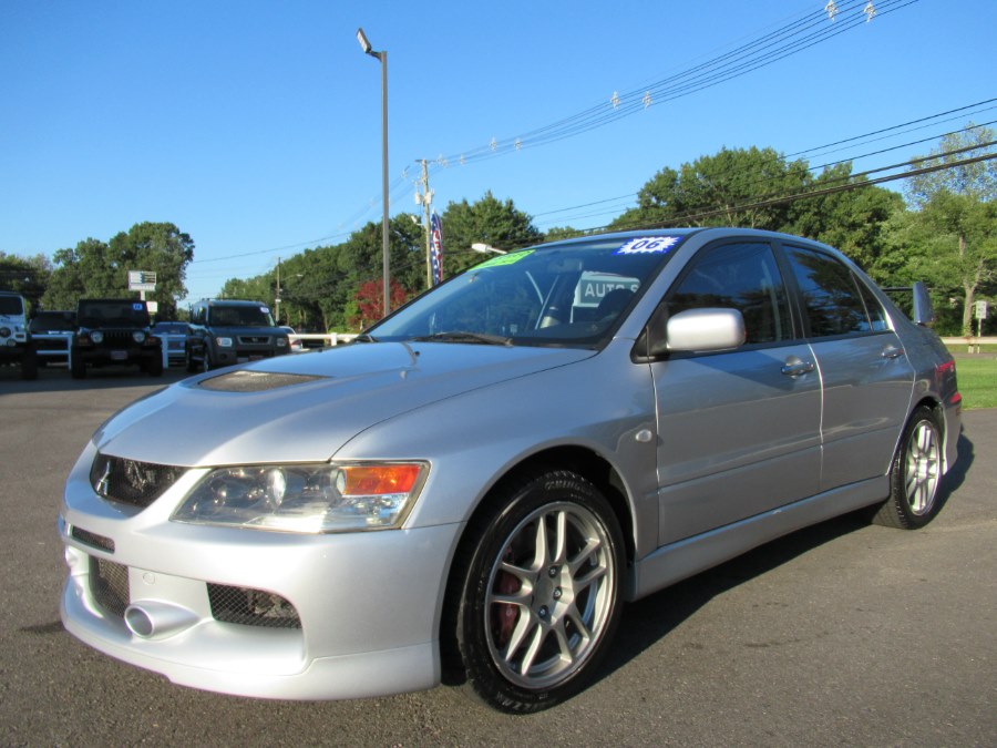 2006 Mitsubishi Lancer 4dr Sdn Evolution IX Manual, available for sale in South Windsor, Connecticut | Mike And Tony Auto Sales, Inc. South Windsor, Connecticut