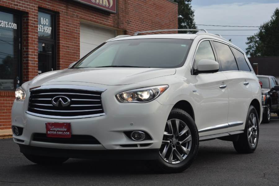 2014 INFINITI QX60 AWD 4dr Hybrid, available for sale in ENFIELD, Connecticut | Longmeadow Motor Cars. ENFIELD, Connecticut