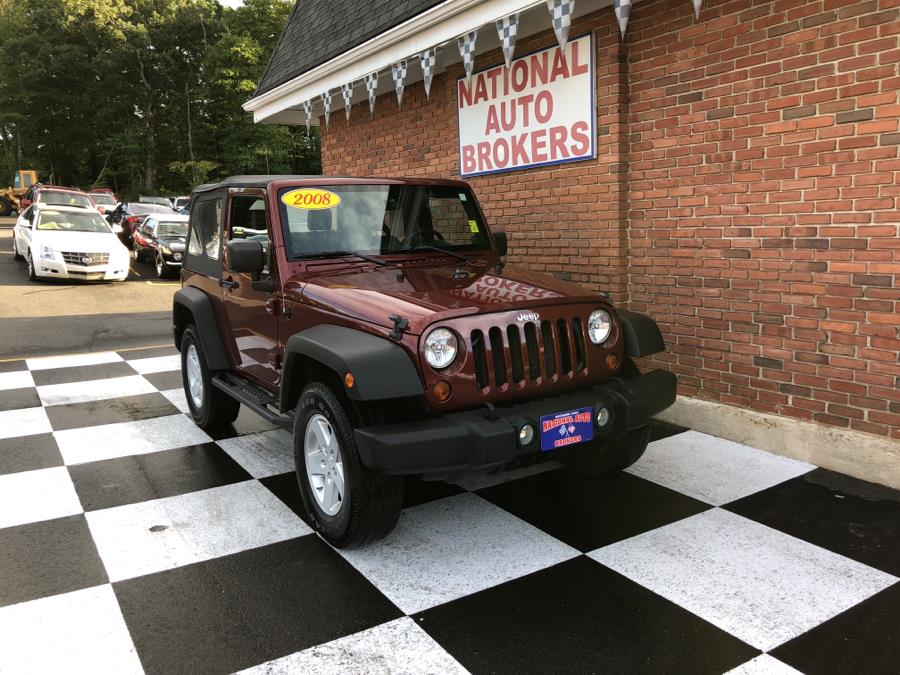 2008 Jeep Wrangler 4WD 2dr X, available for sale in Waterbury, Connecticut | National Auto Brokers, Inc.. Waterbury, Connecticut
