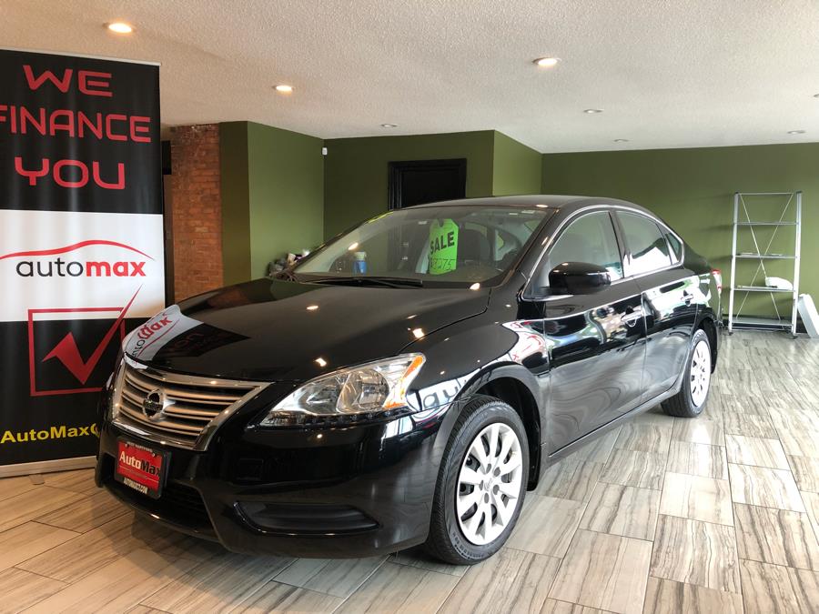 2015 Nissan Sentra 4dr Sdn I4 CVT SV, available for sale in West Hartford, Connecticut | AutoMax. West Hartford, Connecticut