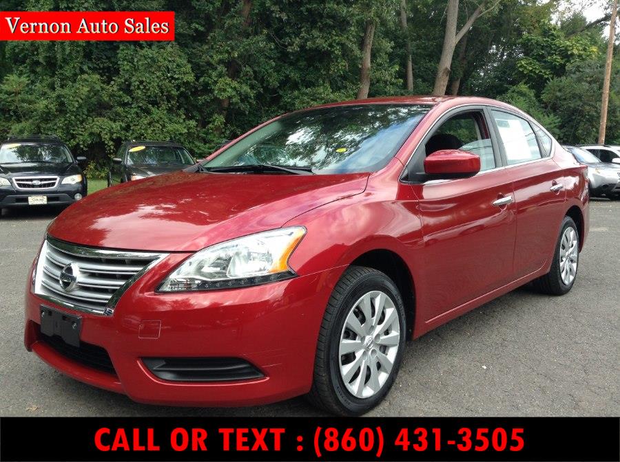 2014 Nissan Sentra 4dr Sdn I4 CVT SV, available for sale in Manchester, Connecticut | Vernon Auto Sale & Service. Manchester, Connecticut