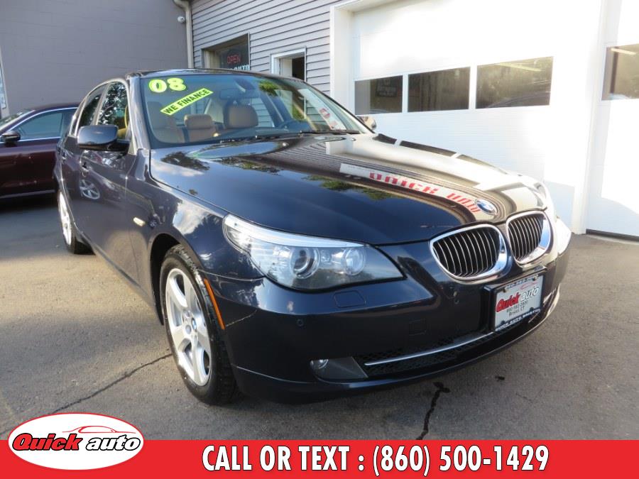 2008 BMW 5 Series 4dr Sdn 535xi AWD, available for sale in Bristol, Connecticut | Quick Auto LLC. Bristol, Connecticut