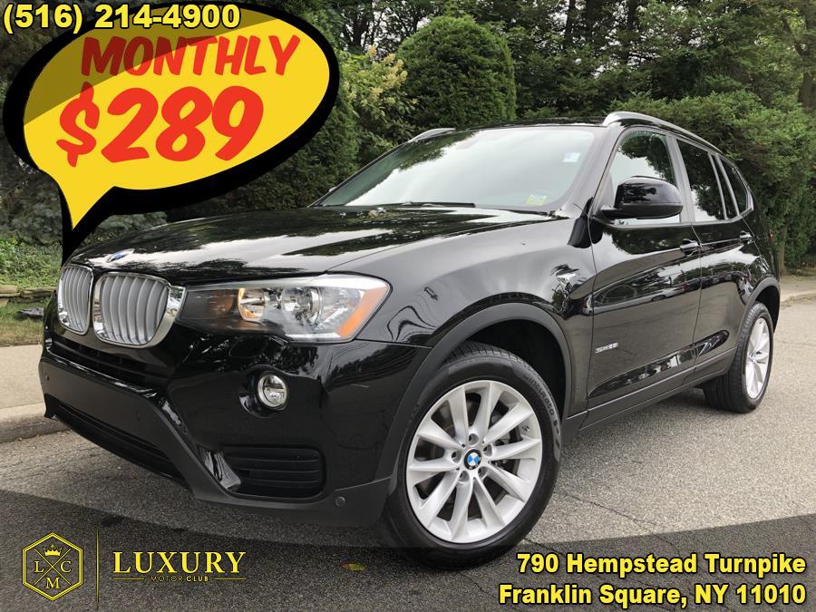 2017 BMW X3 sDrive28i Sports Activity Vehicle, available for sale in Franklin Square, New York | Luxury Motor Club. Franklin Square, New York
