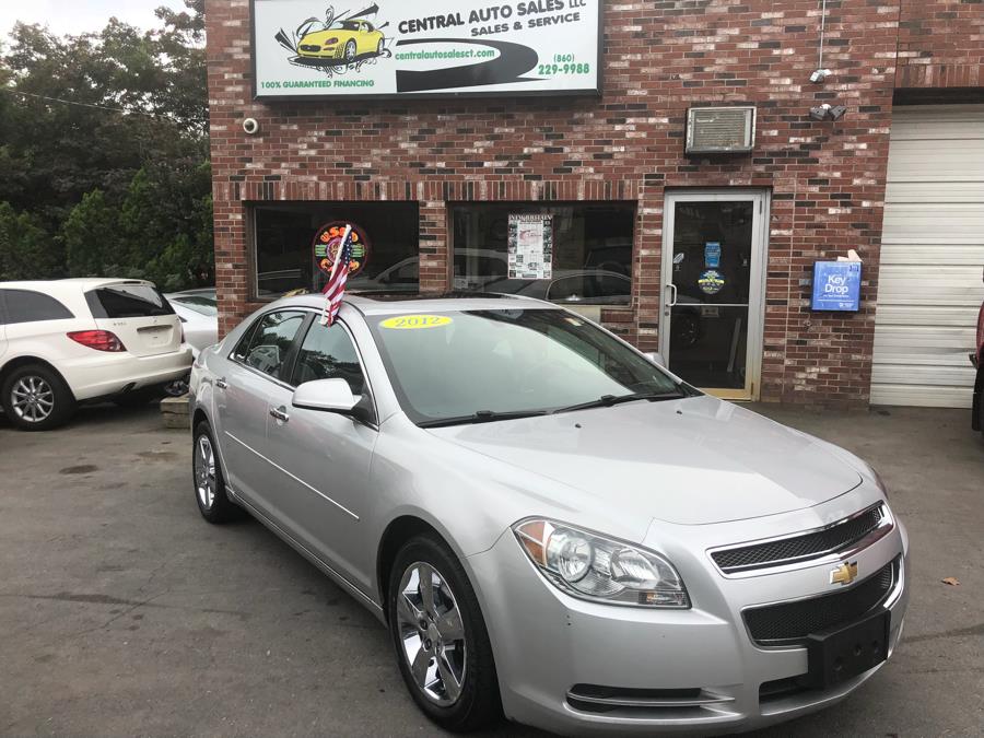 2012 Chevrolet Malibu 4dr Sdn LT w/2LT, available for sale in New Britain, Connecticut | Central Auto Sales & Service. New Britain, Connecticut