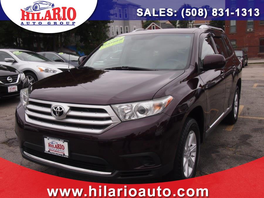2012 Toyota Highlander 4WD 4dr V6 (Natl), available for sale in Worcester, Massachusetts | Hilario's Auto Sales Inc.. Worcester, Massachusetts