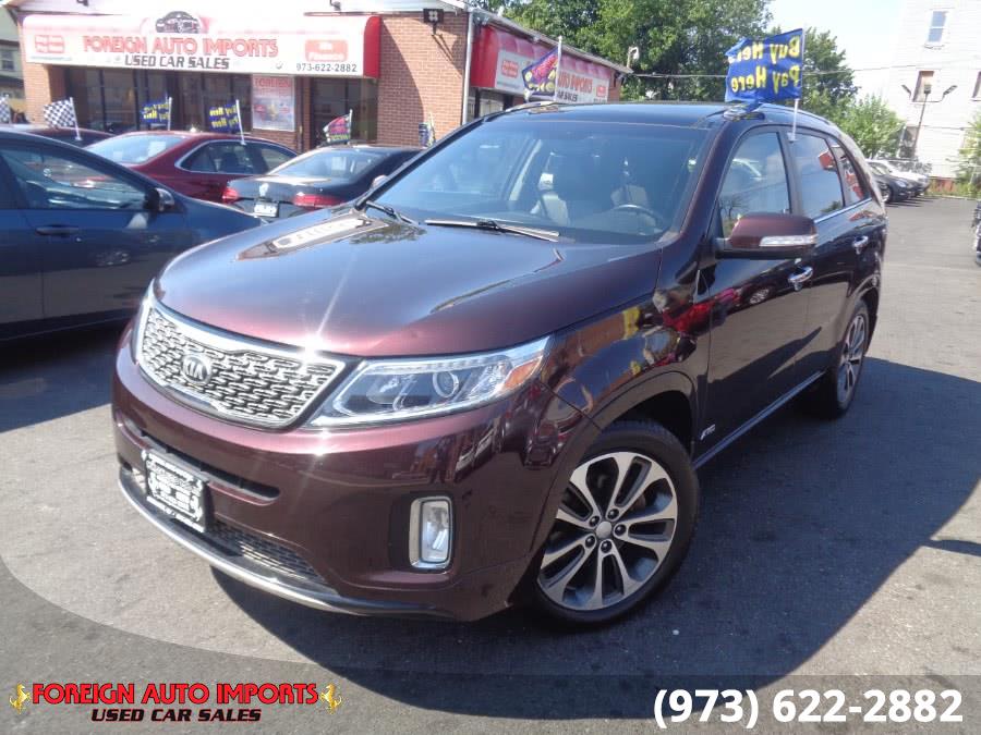 2014 Kia Sorento AWD 4dr V6 SX, available for sale in Irvington, New Jersey | Foreign Auto Imports. Irvington, New Jersey