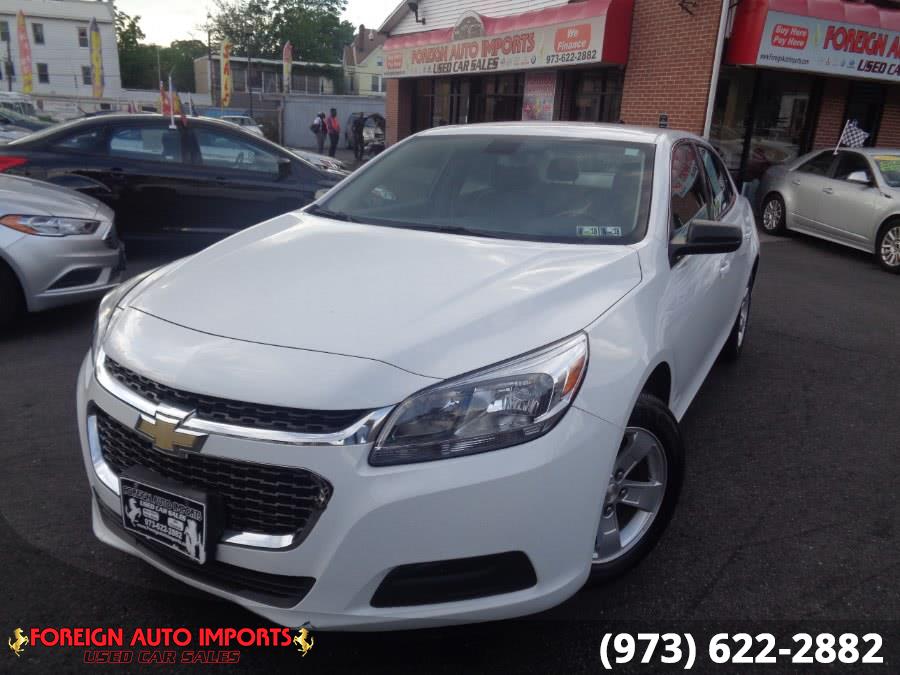 2015 Chevrolet Malibu 4dr Sdn LS w/1FL, available for sale in Irvington, New Jersey | Foreign Auto Imports. Irvington, New Jersey