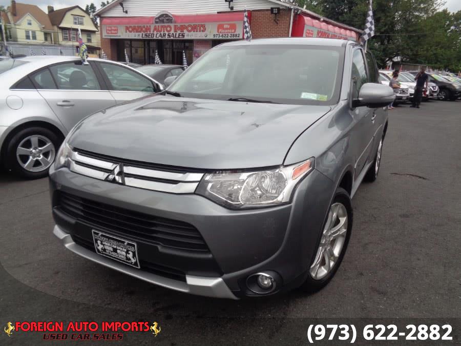 2015 Mitsubishi Outlander 4WD 4dr SE, available for sale in Irvington, New Jersey | Foreign Auto Imports. Irvington, New Jersey