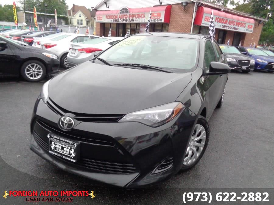 2017 Toyota Corolla LE CVT Automatic (Natl), available for sale in Irvington, New Jersey | Foreign Auto Imports. Irvington, New Jersey