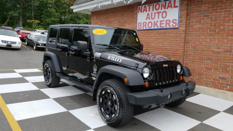 2007 Jeep Wrangler Willy 4WD 4dr Unlimited X, available for sale in Waterbury, Connecticut | National Auto Brokers, Inc.. Waterbury, Connecticut