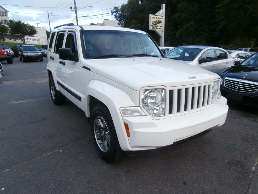 2008 Jeep Liberty 4WD 4dr Sport, available for sale in Waterbury, Connecticut | Jim Juliani Motors. Waterbury, Connecticut