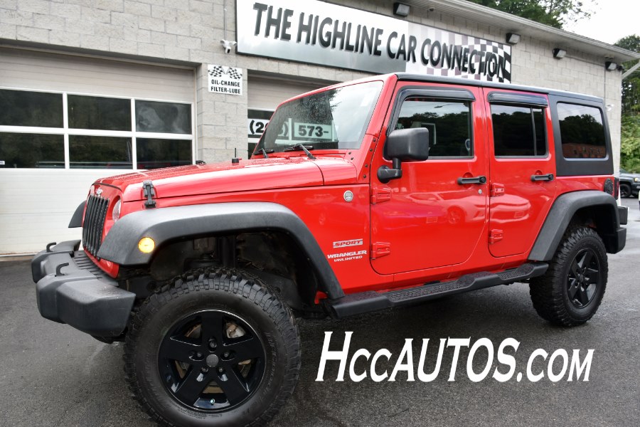 2011 Jeep Wrangler Unlimited 4WD 4dr Sport, available for sale in Waterbury, Connecticut | Highline Car Connection. Waterbury, Connecticut