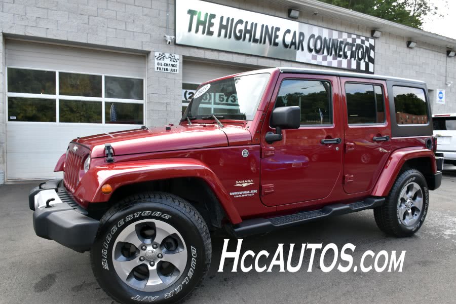 2013 Jeep Wrangler Unlimited 4WD 4dr Sahara, available for sale in Waterbury, Connecticut | Highline Car Connection. Waterbury, Connecticut