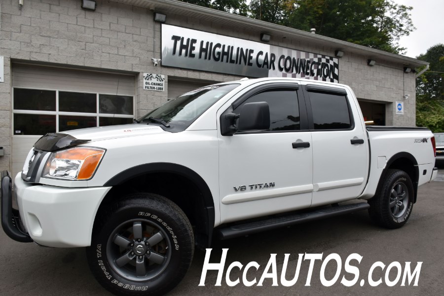 2013 Nissan Titan 4WD Crew Cab SWB PRO-4X, available for sale in Waterbury, Connecticut | Highline Car Connection. Waterbury, Connecticut