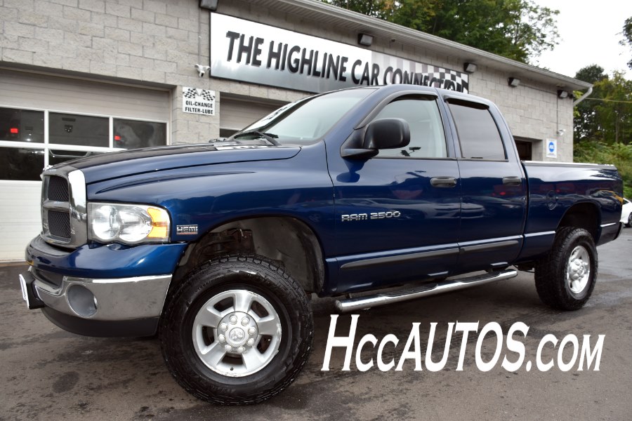 2004 Dodge Ram 2500 4dr Quad Cab 4WD SLT, available for sale in Waterbury, Connecticut | Highline Car Connection. Waterbury, Connecticut