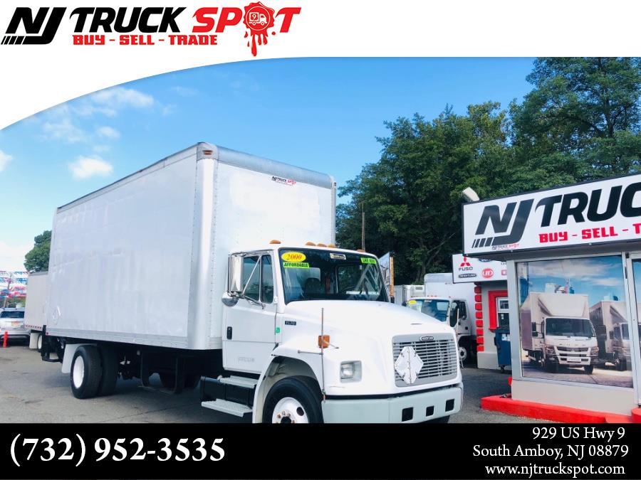 1999 Freightliner FL70 DIESEL 22FT HIGH BOX FED EX TRUCK ALUMINUM LIFT, available for sale in South Amboy, New Jersey | NJ Truck Spot. South Amboy, New Jersey