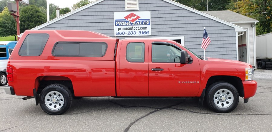 2007 Chevrolet Silverado 1500 2WD Ext Cab 157.5" Work Truck, available for sale in Thomaston, CT