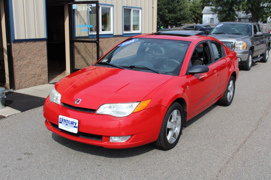 2006 Saturn Ion ION 3 Quad Cpe Manual, available for sale in East Windsor, Connecticut | Century Auto And Truck. East Windsor, Connecticut