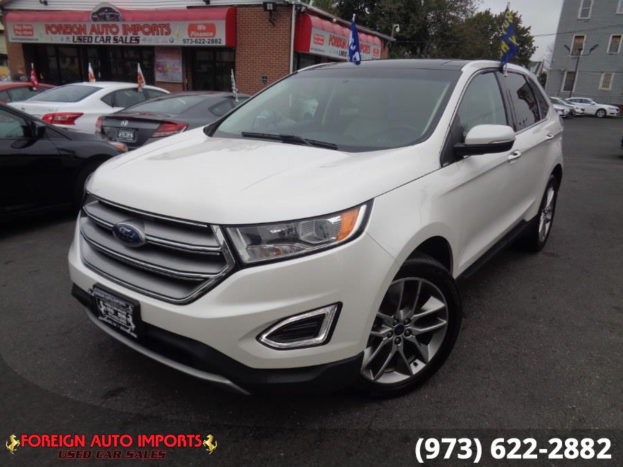 2015 Ford Edge 4dr Titanium AWD, available for sale in Irvington, New Jersey | Foreign Auto Imports. Irvington, New Jersey