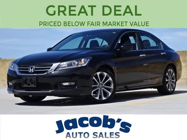 2015 Honda Accord Sedan 4dr I4 CVT Sport, available for sale in Newton, Massachusetts | Jacob Auto Sales. Newton, Massachusetts
