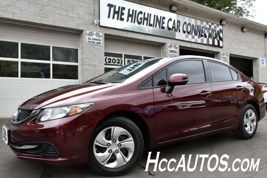 2013 Honda Civic Sdn 4dr Auto LX, available for sale in Waterbury, Connecticut | Highline Car Connection. Waterbury, Connecticut