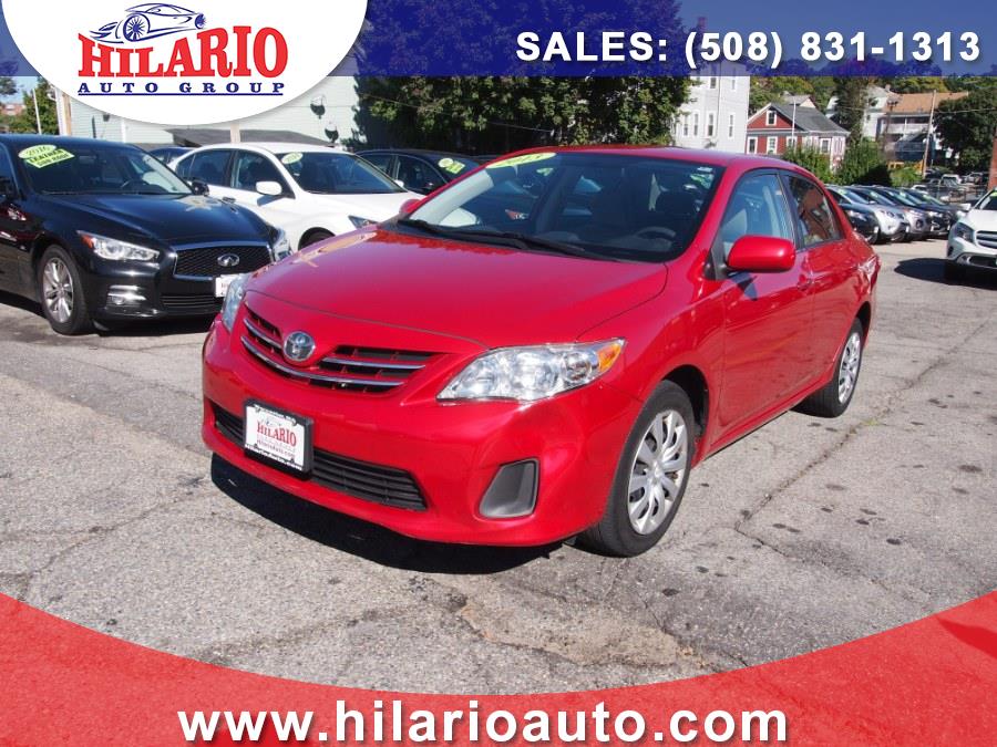 2013 Toyota Corolla 4dr Sdn Auto LE (Natl), available for sale in Worcester, Massachusetts | Hilario's Auto Sales Inc.. Worcester, Massachusetts