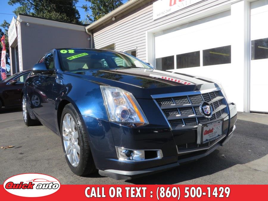 2008 Cadillac CTS 4dr Sdn AWD w/1SB, available for sale in Bristol, Connecticut | Quick Auto LLC. Bristol, Connecticut