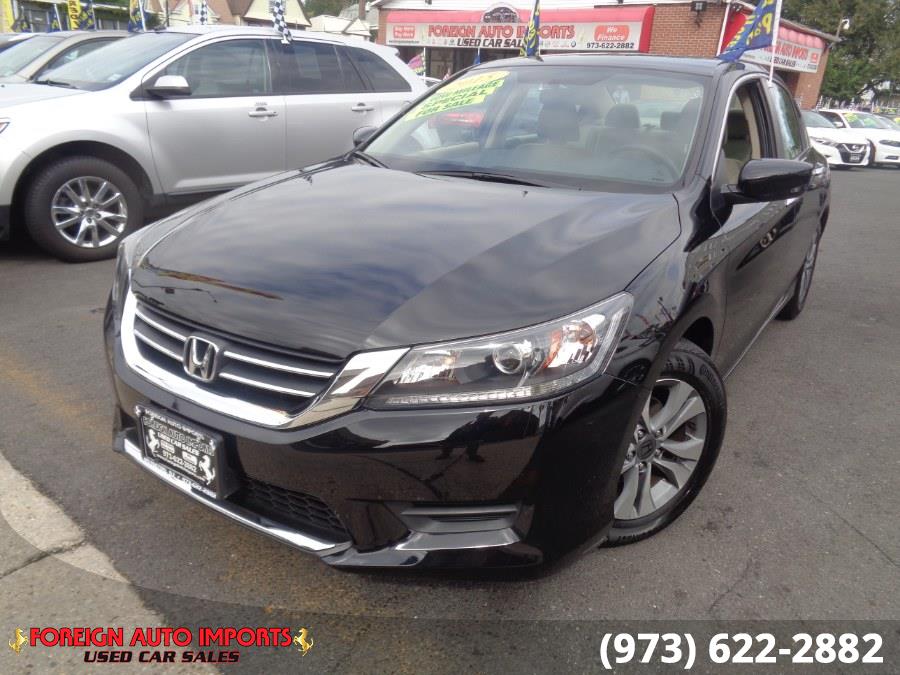 2015 Honda Accord Sedan 4dr I4 CVT LX, available for sale in Irvington, New Jersey | Foreign Auto Imports. Irvington, New Jersey