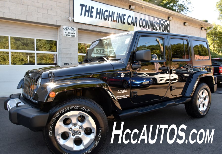 2014 Jeep Wrangler Unlimited 4WD 4dr Sahara, available for sale in Waterbury, Connecticut | Highline Car Connection. Waterbury, Connecticut